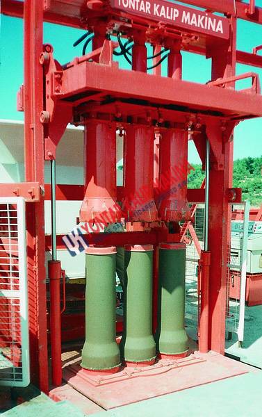 مكائن الانابيب الخرسانية ذات النظام متعدد القوالب